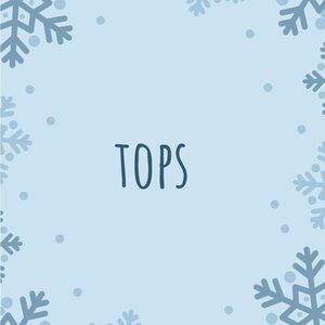 Elegant Blue Snowflake Women's Top